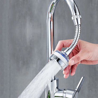 Kitchen Faucet Water Filter Pressurized Sink Filter Water Purifier 360° Tap Splash Proof Faucet Aerator Extender for Bathroom
