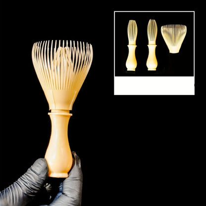 Bamboo Matcha Whisk - Traditional Japanese Tea Tool with Wooden Handle & Durable Bristles