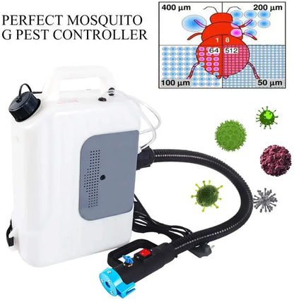 Agricultural Knapsack Power Sprayer 10 L Electric Ulv Nebulizer Farm for Indoor Public Places Garden Industry Office Farm