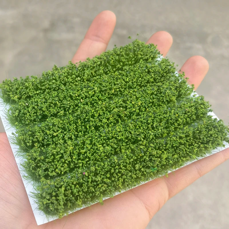 7Pcs/box Model Farm Crop Artificial Grass strip Model Scenery Material Bushes 8MM Miniature train garden landscape plants Tufts