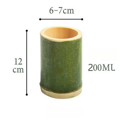 Bamboo tube milk tea cup, ice cream cup, fresh bamboo cup, large diameter bamboo, water cup, home decoration