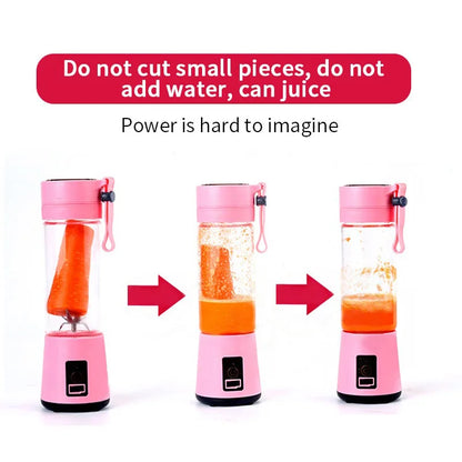Smoothie Machine Electric Household Juice Maker Wireless Rechargeable Usb Mini Hand Portable Fruit Blender