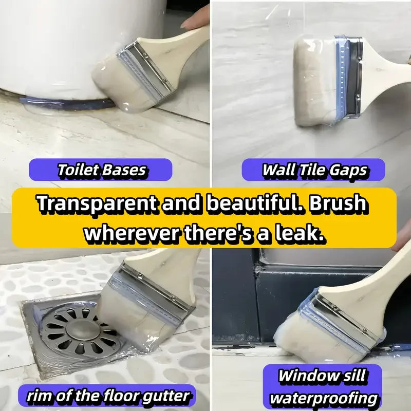 100/300g MultiFunctional Waterproof Sealant-Fast Drying,Strong Adhesion,Odorless and Transparent,Durable in High for Roof,Timber