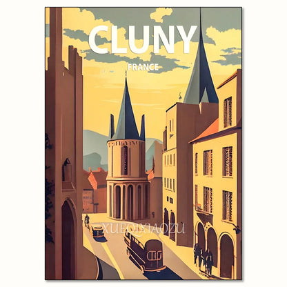 Urban Architecture Diamond Painting Kit Morocco Spain Street View DIY Full Round Mosaic Embroidery Home Decoration for Beginners