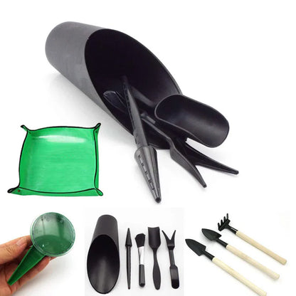 Garden plant mat pad tools Succulents flower Planter Kit DIY Accessories Sowing Transplant Planted Bonsai Fertilizer Drilling