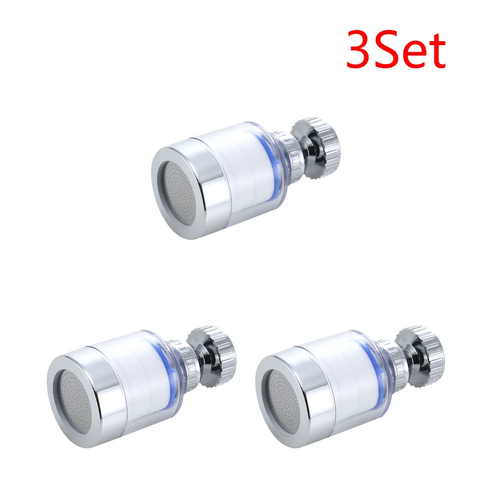 2-40PCS Faucet Water Clean Filter Purifier 360 Degree Rotating Splash Filters Faucet Adapter Water Saving for Household Kitchen
