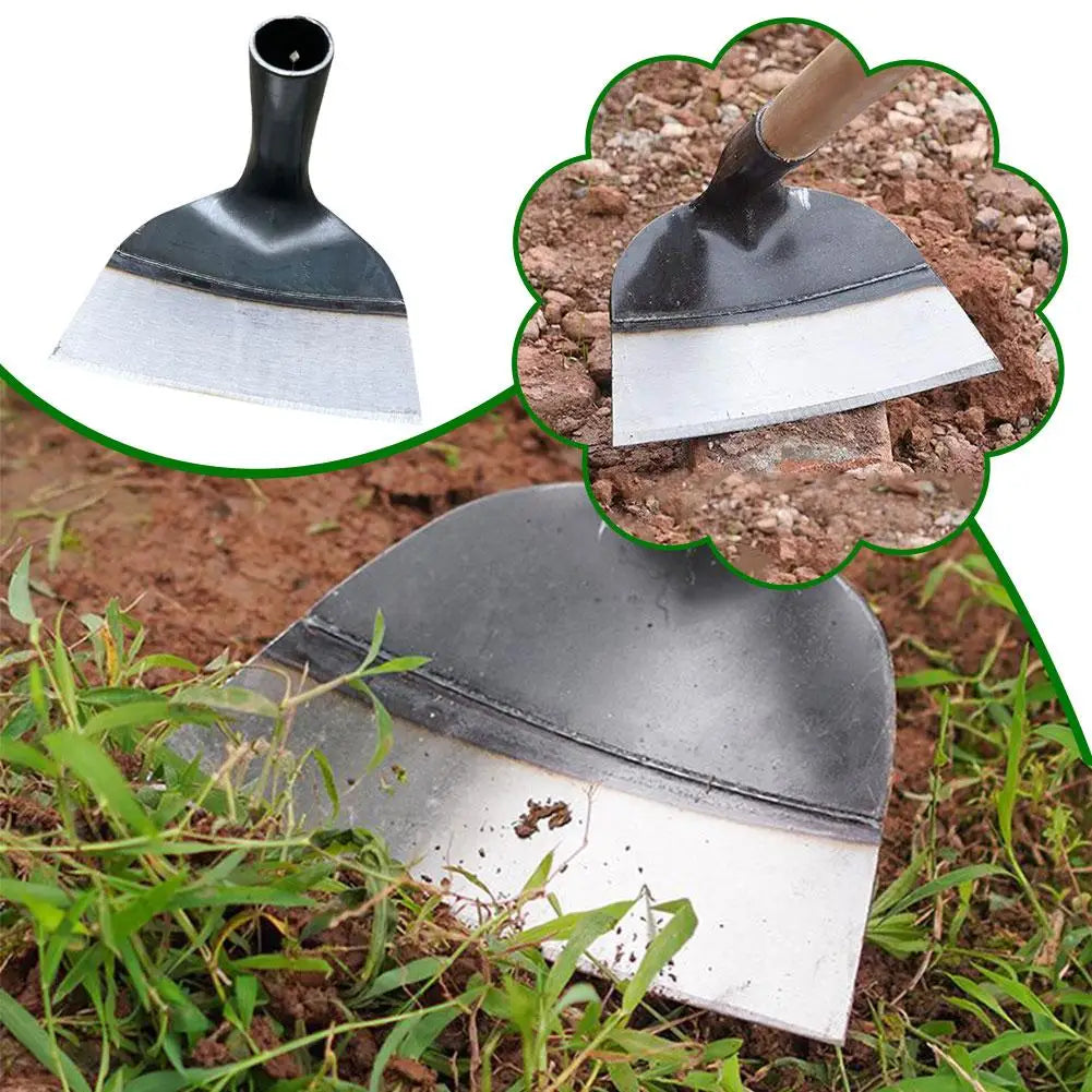 Heavy-Duty Steel Farm Hoe Agricultural Weeding Hoe Planting Vegetable Gardening Loosening Soil Weeding Tools For Agricultur N0U9