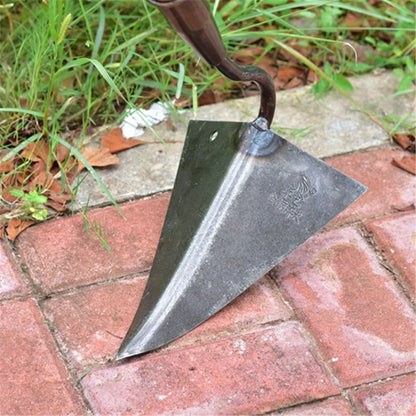 Garden Farm Hoes Tools Vegetable Planting Triangle Furrow Hoe Small Tip Hoe Agricultural Land Turning Loose Soil Triangle Hoe