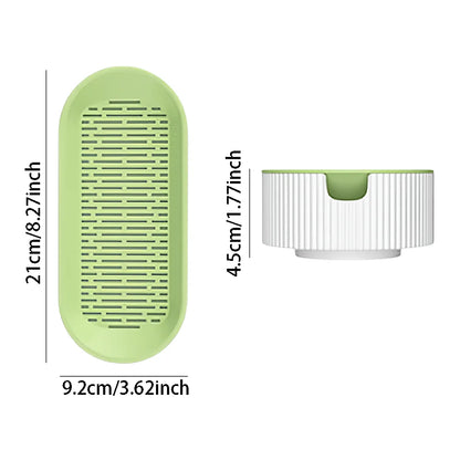 Cat Grass Growing Kit Hydroponic , Fast Germination Pet Grass Planter Plastic Tray Set for Cats