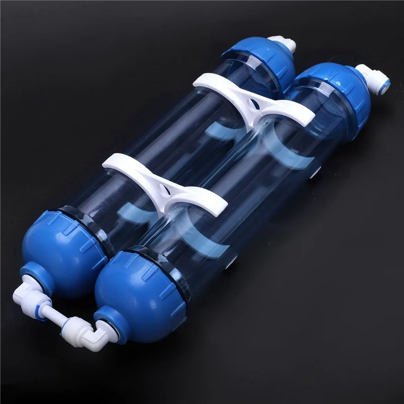 A02F-Water Filter 8Pcs T33 Cartridge Housing Diy T33 Shell Filter Bottle 4Pcs Fittings Water Purifier For Reverse Osmosis