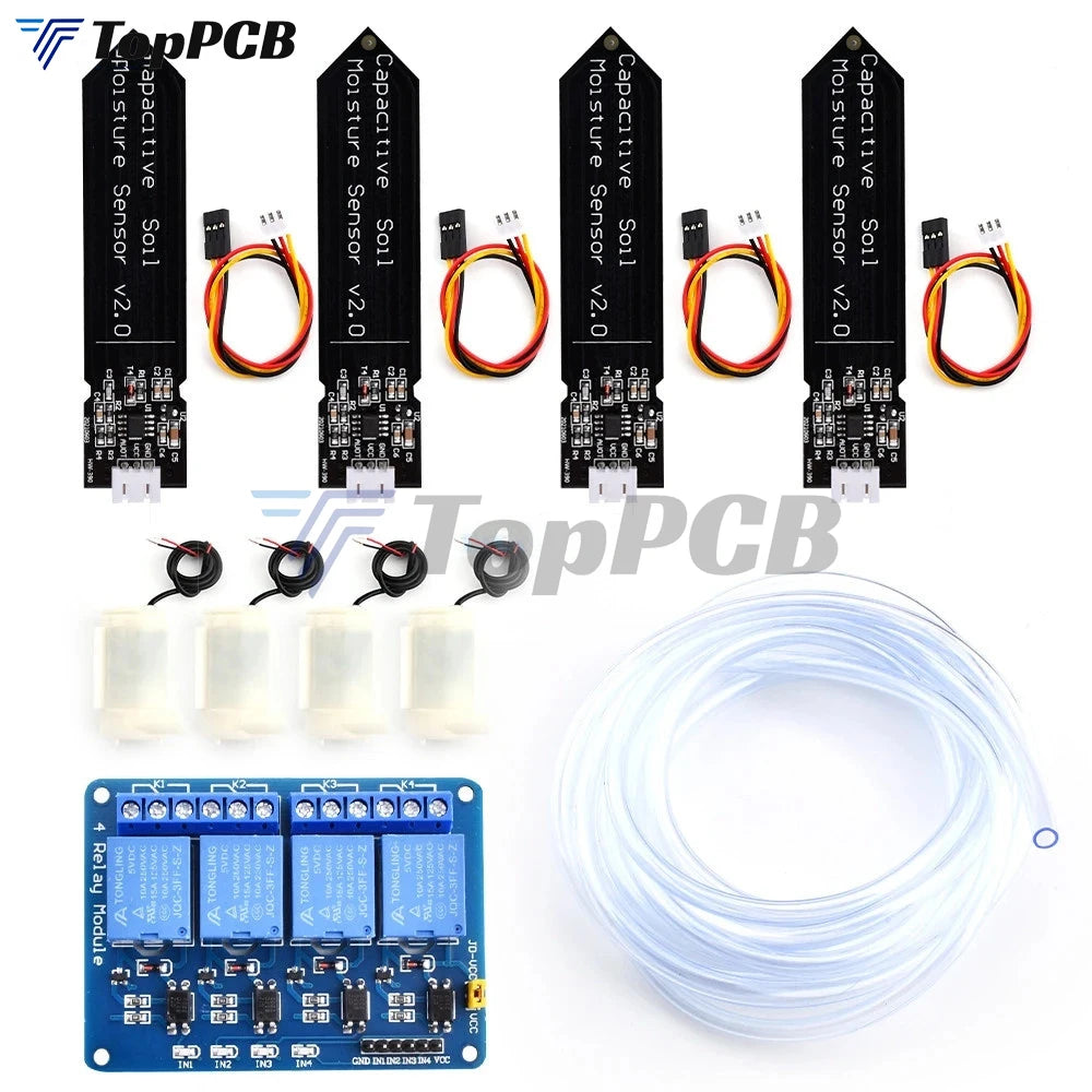 Automatic Irrigation System Self Watering DIY Kit Garden Greenhouse Flower Water Pump Soil Moisture Sensor for Arduino Nano