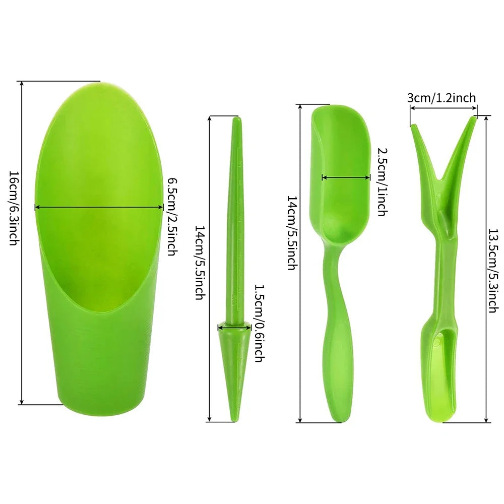 4pcs/set,Transplantation Tool Kit for Garden Enthusiasts Perfect for Various Gardening Tasks Including Succulent Planting