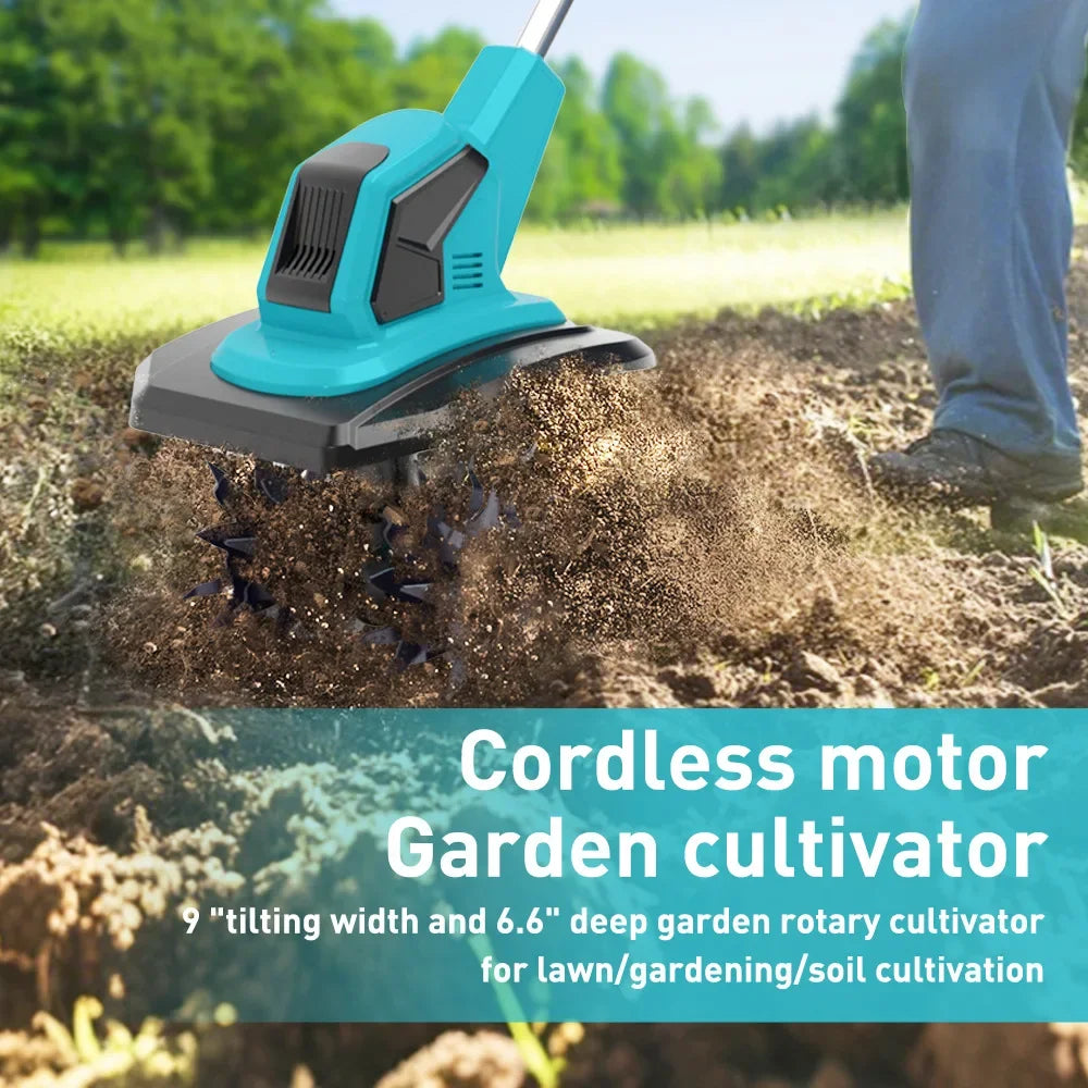 Garden Soil Loosening Machine, Micro Tillage Machine, Agricultural Soil Turning Machine, Electric Hoe Excavator for Farmland