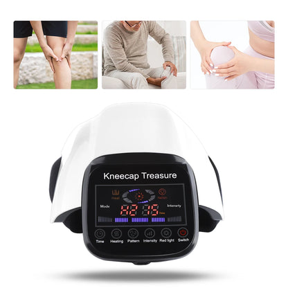 Electric Knee Massager Infrared Knee Pads Physiotherapy for Joint Air Pressure Heating Vibration Massager for Elbow Leg Shoulder
