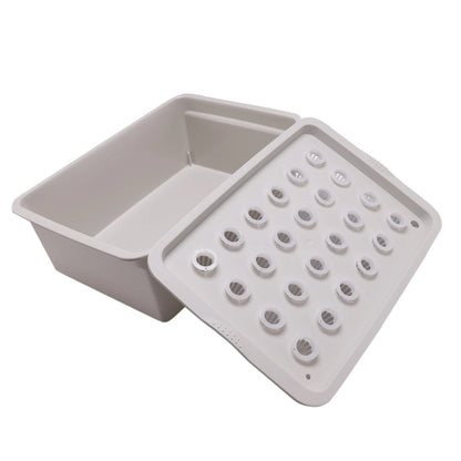 KYCOR-24 Hole Hydroponic Planting Box Plant Ground Hydroponic Kit Gardening Flower Pot Indoor Cultivation Box Planting Kit