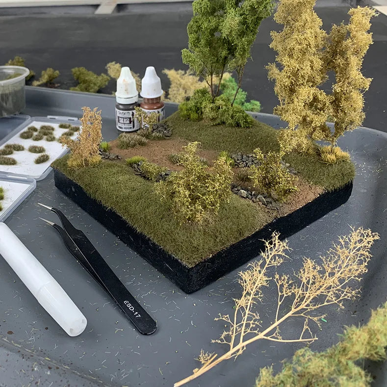 Dry Grass Model Kit Quinoa Plant Diy Military Sand Table Scene Materials for Diorama HO Railway Landscape Layout Model Making