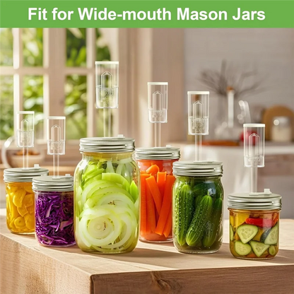 ABKP-Fermentation Kit For Wide Mouth Mason Fermentation Jar,Pickling/Sauerkraut Kit For Mouth Mason Ja(Jars Not Included)