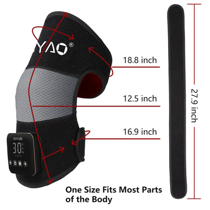 DGYAO Red Light Therapy Knee Massager for Men and Women Portable and Rechargeable