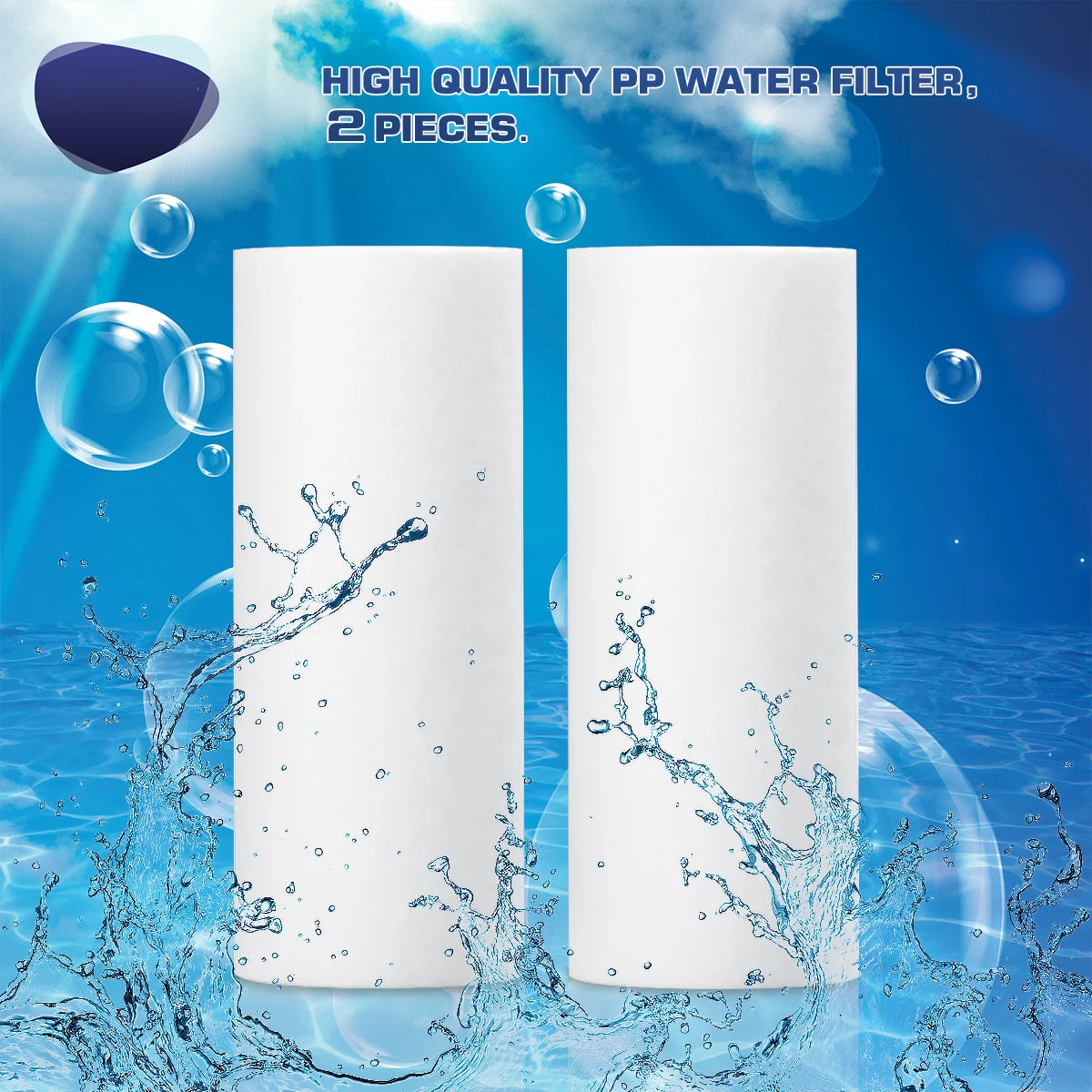 Water Filter Purifier Shower Washing Machine Filter Under Sink Water Filtration System Tap Water Pre-chlorine Removal Filter