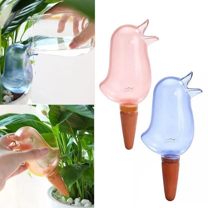 Garden Automatic Watering Tool Cute Birds Indoor Drip Irrigation Watering System Kit Potted Plant Waterers Spike for Houseplant