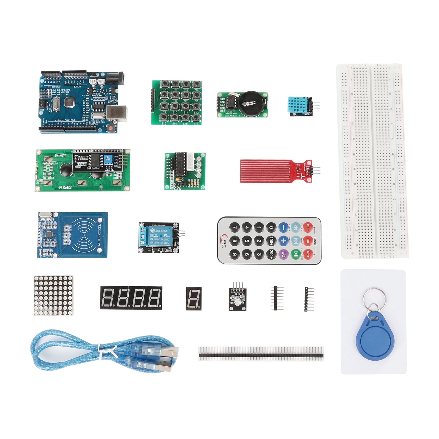 KS Complete Starter Kit Programming Learning Kit + Projects for Arduino UNO R3 Starter Kit + Online Tutorial DIY Electronic Kit