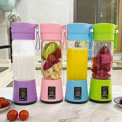 Smoothie Machine Electric Household Juice Maker Wireless Rechargeable Usb Mini Hand Portable Fruit Blender