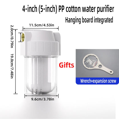 5-inch 10-inch transparent Bottle Explosion-proof Filter Bottle Water Purifier Pre-filter Home Water Machine Shell Filter Access