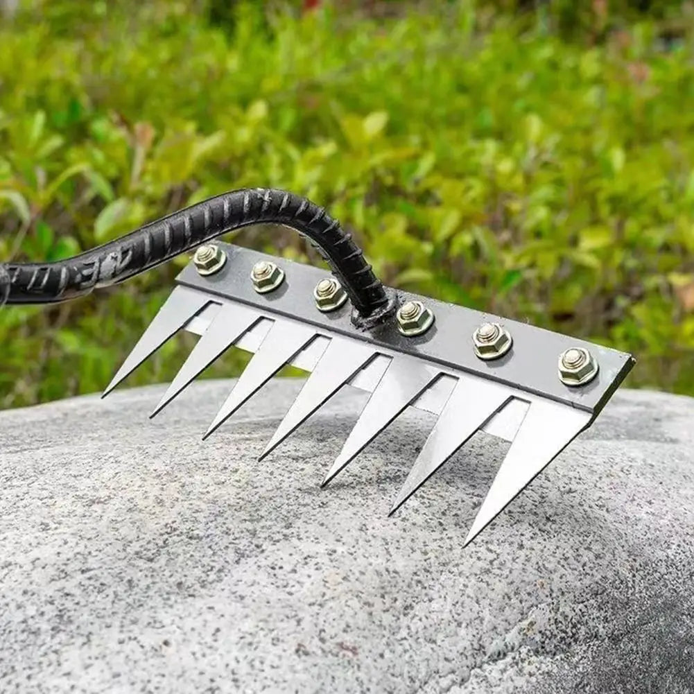 5/6/7/8 Garden Hoe Weeding Tool Digging Wild Vegetables Weeding Loosening Soil Agricultural Farm Tools Menggang Rake