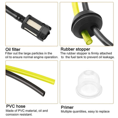 Kit universel de filtre de conduite de carburant pour coupe gazon, 3 ensembles, pour débroussailleuse,tondeuse à gazon,apprêturs