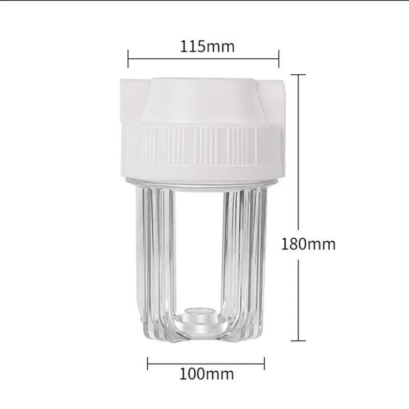 5 Inch Transparent Bottle Water Purifier Pre-filter Water Dispenser Primary Filter Bucket Water Purification Machine Accessories