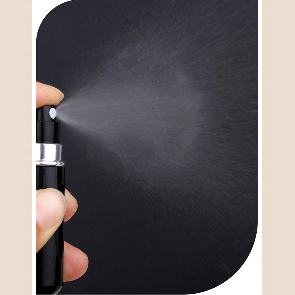 6-Pack Portable Spray Bottle Travel Set 5ml Refillable Perfume Spray Self-Suction Bottom