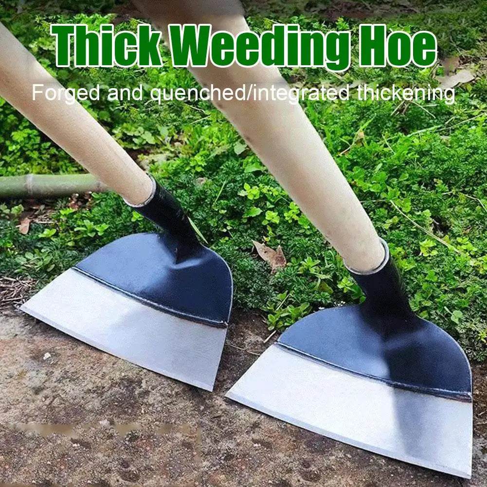 Heavy-Duty Steel Farm Hoe Agricultural Weeding Hoe Planting Vegetable Gardening Loosening Soil Weeding Tools For Agricultur N0U9