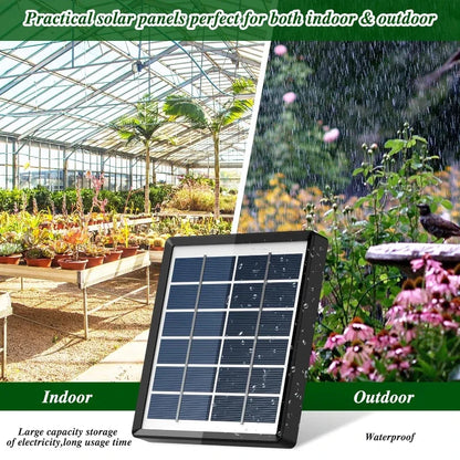 2024 Latest Drip Irrigation Kit for Potted Plants Solar System for Garden Supported Automatic Watering System
