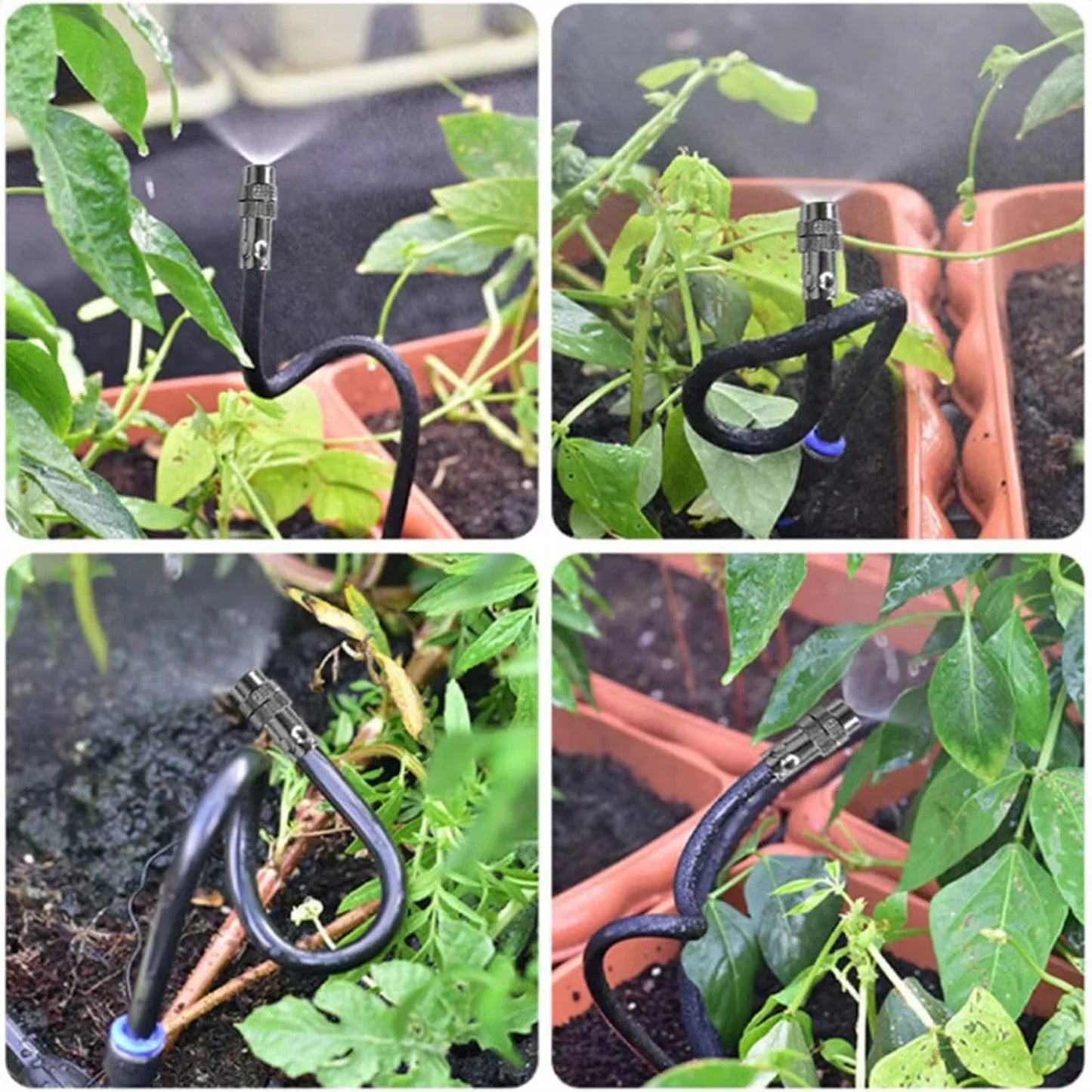 20M-5M DIY Universal Sprayer Kit 360° Curved Garden Automatic Irrigation System for Garden Plant Fogging Watering Irrigation New