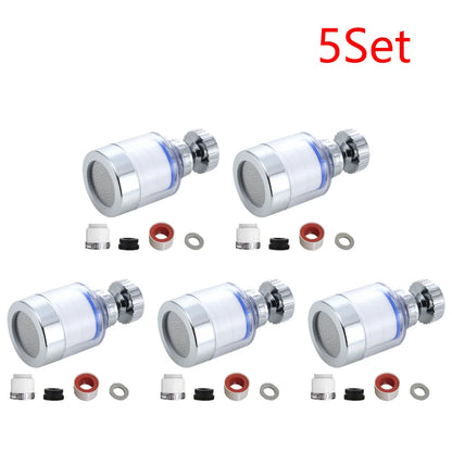 2-40PCS Faucet Water Clean Filter Purifier 360 Degree Rotating Splash Filters Faucet Adapter Water Saving for Household Kitchen