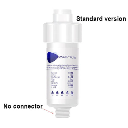 Water Filter Purifier Shower Washing Machine Filter Under Sink Water Filtration System Tap Water Pre-chlorine Removal Filter