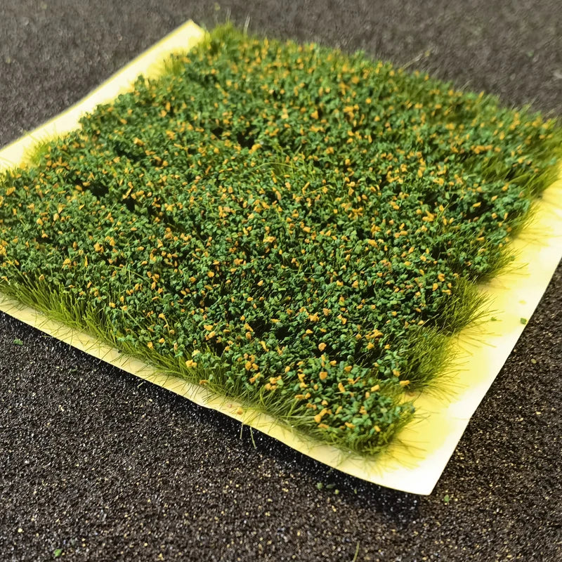 7Pcs/box Model Farm Crop Artificial Grass strip Model Scenery Material Bushes 8MM Miniature train garden landscape plants Tufts