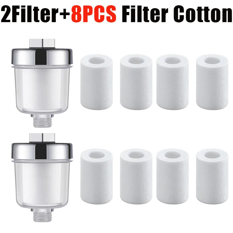 Water Outlet Purifier Kit Universal Faucet Filter Kitchen Bathroom Shower Filter Transparent Bathroom Filtration System For Home