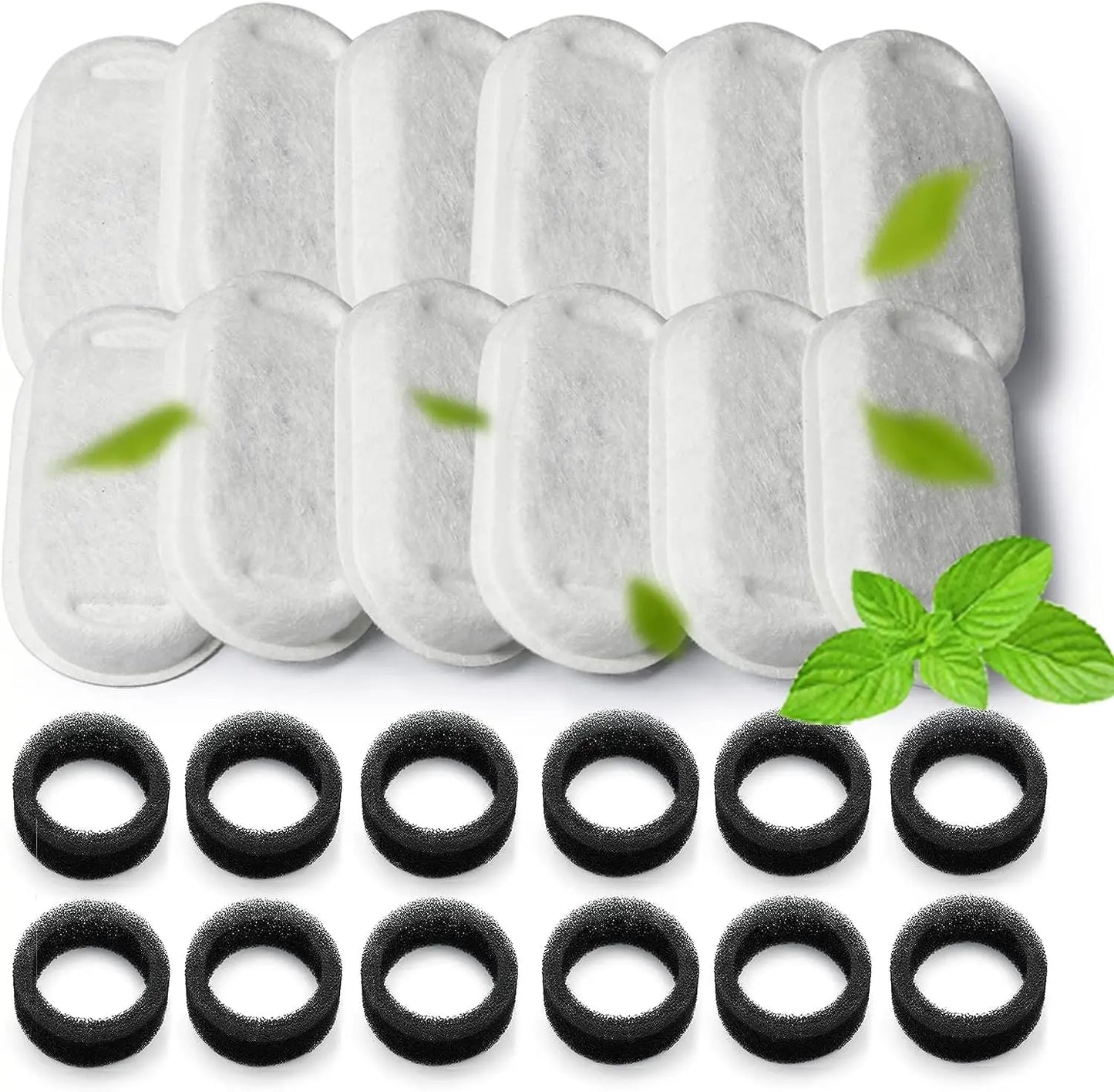 Pet Water Dispenser Filter Cat Water Fountain Filter Drinking Fountain Filter Cycle Filtering Easy To Clean