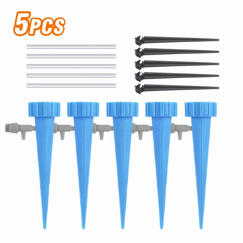 Drip Irrigation Kit For Pots Automatic Garden Plants Watering System Houseplants Waterer Greenhouse Flowers Adjustable Drippers