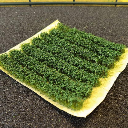 7Pcs/box Model Farm Crop Artificial Grass strip Model Scenery Material Bushes 8MM Miniature train garden landscape plants Tufts