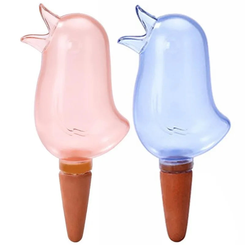 Garden Automatic Watering Tool Cute Birds Indoor Drip Irrigation Watering System Kit Potted Plant Waterers Spike for Houseplant