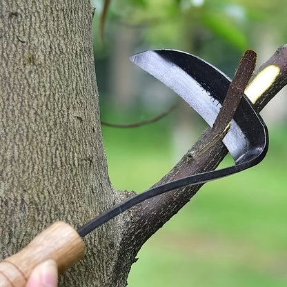 Farm Tools Hoes Triangle Furrow Hoe Household Agricultural Weeding Hoe Planting Vegetable Gardening Loosening Soil Weeding Tools