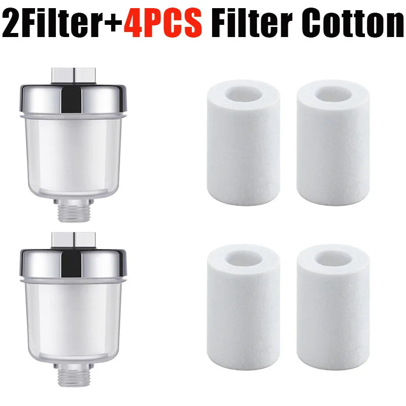 Water Outlet Purifier Kit Universal Faucet Filter Kitchen Bathroom Shower Filter Transparent Bathroom Filtration System For Home