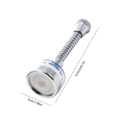 Kitchen Faucet Water Filter Pressurized Sink Filter Water Purifier 360° Tap Splash Proof Faucet Aerator Extender for Bathroom