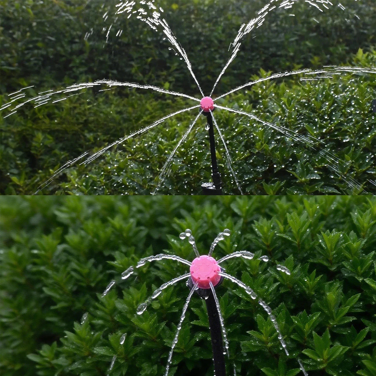 Garden 1/4'' Drip Irrigation Kit Automatic Watering System Nozzles for Farmland Bonsai Plant Flower Vegetable Greenhouse