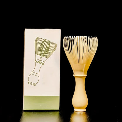 Bamboo Matcha Whisk - Traditional Japanese Tea Tool with Wooden Handle & Durable Bristles