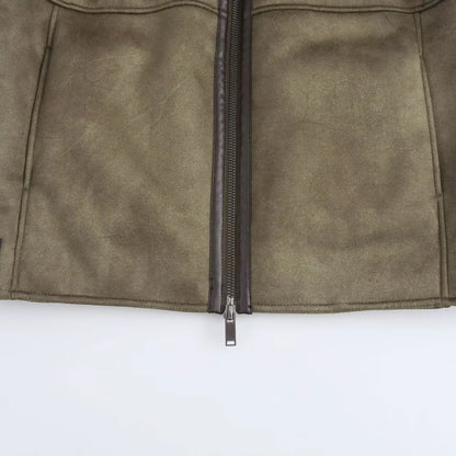 MUJER Double Face Hooded Jackets for Women Zip Padded Plush Jacket Women Outerwear Winter Coat Female Long Sleeve Women's Jacket