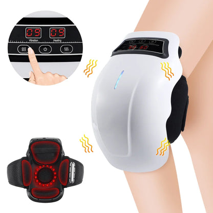 Electric Heating Massage Knee Pad Wireless Heated Knee Massager Constant Temperature Hot Compress Vibration Massage Knee Support