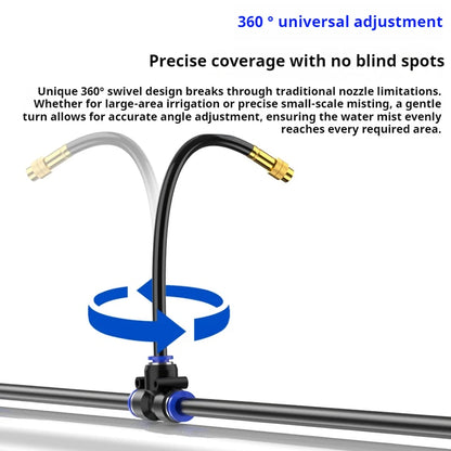 Garden Drip Irrigation Automatic Watering System Kit 1/4'' 20CM Sprinkler for Bonsai Pot Plant Flower Vegetable Greenhouse ﻿